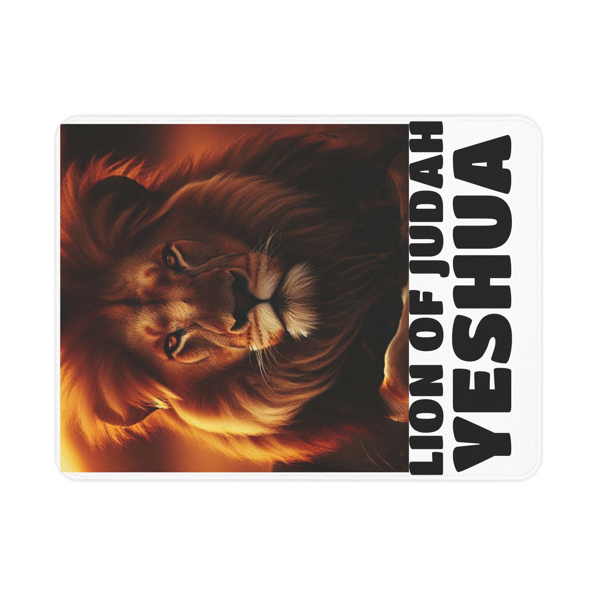 Lion of Judah Toddler Blanket - Cozy Nursery Throw, Biblical Decor, Baby Gift, Religious Blanket, Child's Comfort