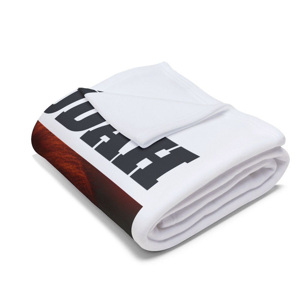 Lion of Judah Arctic Fleece Blanket, Cozy Throw, Religious Decor, Faith-Based Gift, Spiritual Home Accent